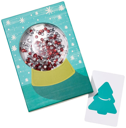 Amazon.com Gift Card for any amount in a Tree Globe Photo Frame Gift Box