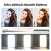 Rechargeable Selfie Light & Phone Light Clip for iPhone - Phone LED Light with Adjustable Brightness, Perfect for Selfies, Makeup, TikTok, Live Streaming & Video Conferencing Black