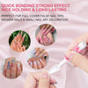 MEKK Nail Glue, Super Strong Nail Glue for Acrylic Nails Long Lasting Professional Nail Tip Glue for Press on Nails Bond for Acrylic Nails Adhesive Nail Glue for False Nail Tips 0.07OZ/PCS(12PCS)
