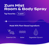 Indigo Wild Zum Mist Frankincense & Myrrh and Sea Salt Mist Body Spray 4 fl. oz. each, 2 Pack