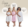 Boca Terry Womens Spa Wrap - 100% Cotton Spa, Shower, Bath and Gym Towel w Snaps, Towel Wrap for Women, White, Medium/Large