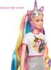 Barbie Fantasy Hair Doll & Accessories, Long Colorful Blonde Hair with Mermaid and Unicorn-Inspired Clothes