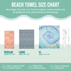 Sand Cloud Turkish Beach Towel - Sand Proof - 100% Certified Organic Turkish Towel - Quick Dry Towel for Beach, Blanket or Bath Towel - As Seen on Shark Tank - Mandala Sea Turtle Green