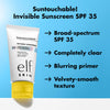 e.l.f. SKIN Suntouchable! Invisible SPF 35, Lightweight, Gel-based Sunscreen For A Smooth Complexion, Doubles As A Makeup Primer, Vegan & Cruelty-free