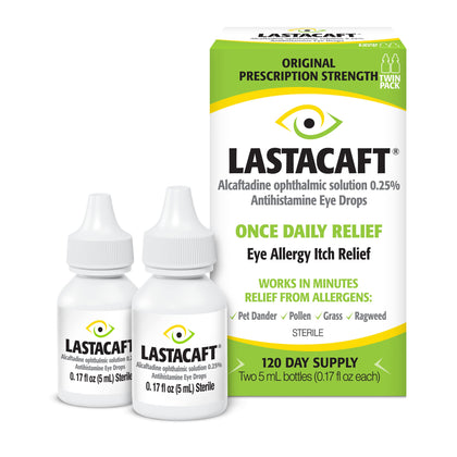 Lastacaft Eye Drops, (2 count)