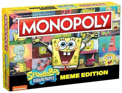 MONOPOLY: Spongebob Squarepants Meme Edition For 6 Players