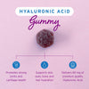 Hyalogic Chewy HA Gummies Mixed Berry Flavor Hyaluronic Acid Gummies - Gluten-Free Gummy Vitamins for Adults - HA Supplement for Joints, Skin & Eyes -60 Count (120 mg)