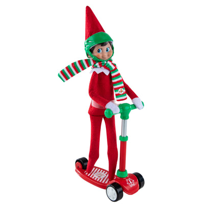 The Elf on the Shelf Stand n Scoot - Plastic Scooter Prop for Silly Christmas elf Scenes!