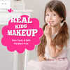 Kids Real Makeup Kit for Little Girls with Unicorn Bag - Real, Non Toxic, Washable Make Up Toy - Unicorn Toys Gift for 3 4 5 6 7 8 9 10 12 Years Old Girls Birthday