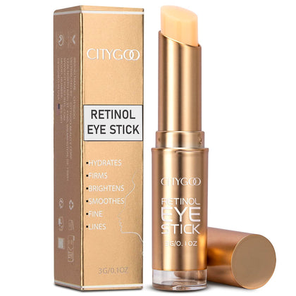 Retinol Eye Stick With Collagen, Hyaluronic Acid For Dark Circle, Wrinkles in 3-4 Weeks, Under Eye Cream Anti Aging, For Puffiness and Bags Reduces Fine Lines