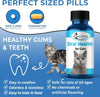 BestLife4Pets Oral Health for Cats - Cat Dental Care Supplement Anti inflammatory Pain Relief for Stomatitis Gingivitis and Gum Disease Cat Supplies for Dental Care - Easy to Use Pills