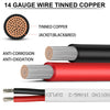 14 Gauge Marine Wire,50ft 14 AWG Duplex Marine Grade Wire Tinned Copper Heavy Duty sheathed Wire for Marine/Boat/Automotive/RV/Camper/Trailer
