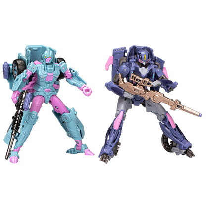Transformers Toys Legacy Evolution Deluxe Senate Guard Autobot Javelin & Ascenticon Kaskade Deadeye Duel 2-Pack, Action Figures for Boys and Girls Ages 8 and Up (Amazon Exclusive)