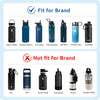 Prurex Spout Lid for Hydro Flask Wide Mouth Water Bottles Replacement Lid for 12,16,18,22,32,40,64oz Sports Water Bottles