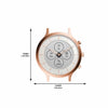 Fossil Women's 42mm Charter Stainless Steel Mesh Hybrid HR Smart Watch, Color: Rose Gold (Model: FTW7014)
