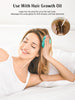 HEETA Hair Scalp Massager Shampoo Brush 2 Pack, Soft Silicone Bristles to Remove Dandruff, Waterproof Hair Scrubber for Both Wet Dry Hair, Suitable for Men & Women (Green & Black)