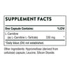 THORNE L-Carnitine - Amino Acid Supplement to Support Energy Production - 60 Capsules