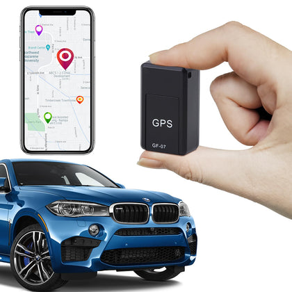GPS Tracker for Vehicles, Mini Portable Real Time Magnetic GPS Tracking Device, Full Global Coverage Location Tracker for Car, Kids, Dogs, Trucks/Person. No Subscription Required/No Monthly Fee