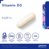 Pure Encapsulations Vitamin D3 250 mcg (10,000 IU) - Supplement to Support Bone, Joint, Breast, Heart, Colon & Immune Health - with Premium Vitamin D - 120 Capsules