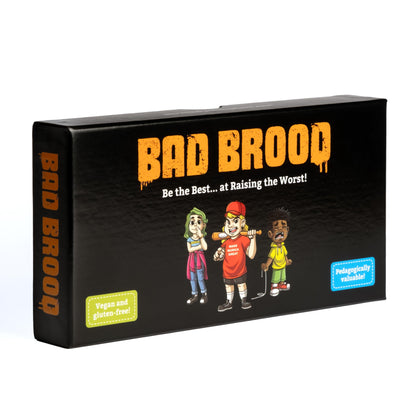 Kampfhummel Bad Brood - Raise Your Child as Bad as Possible, Sarcastic Card Game for People with Dark Humor, Ages 16+, 3-6 Players