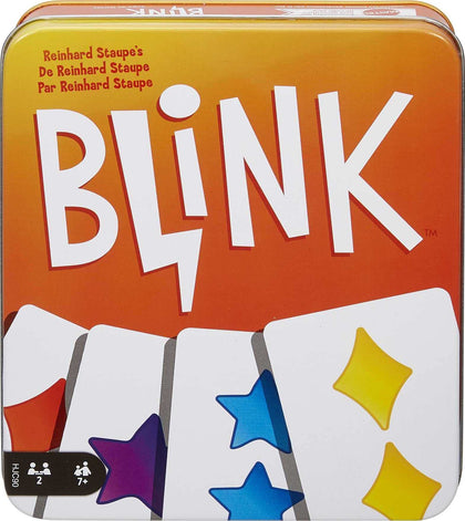 Mattel Games Blink Card Game in Collectable Storage Tin, Toy for Kid, Family & Adult Game Night Ages 7 Years & Older (Amazon Exclusive)
