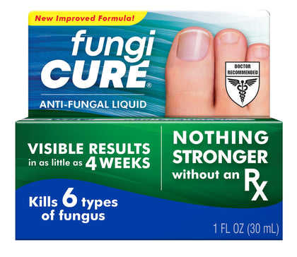 FUNGICURE Anti-Fungal Liquid - Kills 6 Types of Fungus - Clinically Proven - 1 fl oz
