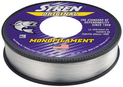 Stren Original®, Clear/Blue Fluorescent, 4lb | 1.8kg Monofilament Fishing Line, Suitable for Freshwater Environments