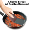 Pan Scraper, 5 Pcs Pot Scraper Plastic, Pot Scraper Non Scratch for Cast Iron, Pot and Pan Cleaning, Sturdy Scraper Kitchen Tool