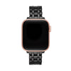 Kate Spade New York Stainless Steel Band for 38/40/41mm Apple Watch Series 1-6, Color: Black (Model: KSS0066)