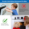 Windspeed Childproof Oven Door Lock 2 Pack Updated Oven Front Lock Child Safety Oven Lock Baby Proofing