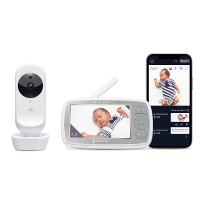 Motorola Baby Monitor VM44 - WiFi Video Baby Monitor with Camera 4.3