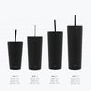 Simple Modern Insulated Tumbler with Lid and Straw | Iced Coffee Cup Reusable Stainless Steel Water Bottle Travel Mug | Gifts for Women Men Her Him | Classic Collection | 24oz | Midnight Black