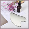 ROISOOT Upgrade Gua Sha Stainless Steel Tool for Face, Massage Scraper for Facial Skin Care (Metallic Luster)