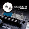 40PC M.2 SSD Screw Kit, M.2 NVME SSD Mounting Screws, M.2 Screws for Laptop & Asus Gigabyte MSI ASRock Motherboard with Magnetic Screwdrivers