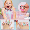 Nicmore Adjustable Rings Gift for Girl: Jewelry Rings for 3 4 5 6 7 8 9 10 11 12 Years Old Girl Gifts | 24PCS in Box Cute Ring Toys for Toddlers Pretend Play and Dress Up No Duplication