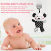 rolimate Baby Toy Cartoon Animal Stuffed Hanging Rattle Toys, Baby Bed Crib Car Seat Travel Stroller Soft Plush Toys with Wind Chimes, Best Birthday Gift for Newborn 0-18 Month