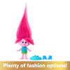 Mattel DreamWorks Trolls Band Together Queen Poppy Small Doll with Removable Outfit & Plush Hair, Toys Inspired by The Movie