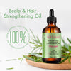 Rosemary Oil for Hair Growth, 100% Organic Rosemary Essential Oil for Hair Growth Serum, Strengthens Hair,Nourishes Scalp, Skin Care, Rid of Itchy & Dry Scalp, Hair Loss Treatment 60M