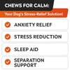 Hemp Calming Chews for Dogs - Dog Calming Treats - Anxiety Relief Treats - Dog Calming Chews - Stress - Sleep Calming Aid - Health & Wellness Supplements for Dog Separation Barking - 120 Treats