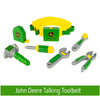 John Deere Deluxe Talking Toolbelt - 7-Piece Tool Set - Interactive Building Toys - Preschool Toys Ages 2 Years and Up - 7 Count,Green