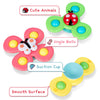 Suction Cup Spinner Toys for 1 Year Old Boy, Spinning top Baby Toys 12-18 Months, First Christmas Birthday Baby Gifts for 1 Year Old Girl, Travel Sensory Toys for Toddlers 1-3