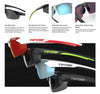 Tifosi Optics Track Sunglasses (White/Black, Smoke Bright Blue)