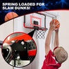 TOY Life LED Indoor Basketball Hoop for Kids, Kids Basketball Hoop for Room Over The Door Basketball Hoop Indoor Wall Mount with LED Scoreboard 4 Balls&Inflator, Basketball Game Toy for 3-9 Year Old