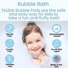 TruKid Bubble Podz for Baby, Refreshing Bubble Bath for Dry, Sensitive & Soft Skin, pH Balanced for Eye Sensitivity, Enriched with Lavender Flower, Lavender Scent, All Natural Ingredients (24 Podz)