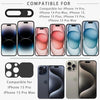 EYSOFT Privacy Cover Compatible for 15 Pro/iPhone 15 Pro Max with Front Camera Cover,Protect Privacy and Security But Not Affect Facial Recognition?2Pack?