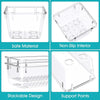 StorMiracle 28 PCS Clear Plastic Drawer Organizers Set, 4 Size Desk Drawer Organizer Trays for Makeup, Jewelry, Kitchen Utensils, Gadgets and Office Accessories
