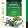 Rosemary Mint Biotin Mask - Restorative Deep Conditioning moisturizer w/ rosemary oil, for Dry Damaged Hair and growth, Sulfate Free treatment & hair care 8 oz