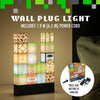 Paladone Minecraft Block Building Lamp - 16 Rearrangeable Light Up Blocks - Interactive Decoration, Toy, and Night Light for Kids Room