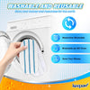 KEEPOW Steam Mop Pads Compatible with PurSteam Steam Mop Cleaner 10 in 1/ThermaPro 211, Reusable Microfiber Pur Steam Replacement Steamer Mop Pads Whole House Multipurpose Use (8 Pack)