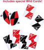 Mattel Games Wild Twists Playing Cards by Mattel Games UNO Brand, 2 Sets of a Standard 52-Card Deck Plus 8 Special Wild Cards, 2-Pack in Storage Tin [Amazon Exclusive]